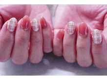 プチリリィ(Petit Lily)/ミラーシェックネイル