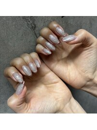 フラッシュ×先端フレンチ