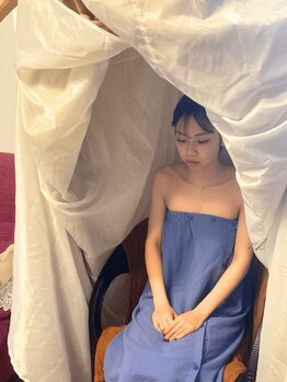 エバーグリーン(evergreen)の写真/ハーブテントで身体の芯から温めて、冷え改善や代謝UP♪女性特有のお悩みも改善◎お気軽にお試し下さい♪