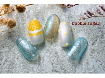 バブル シュガー バイ ネイルクローネ(bubble sugar by.nail crone)/グレープフルーツネイル