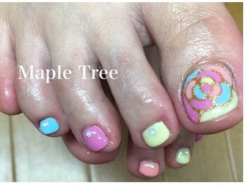 ネイルアンドメイク メイプルツリー(Nail & Make Maple Tree)/カメリアフットネイル