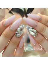 ツメカザリ 西金沢店(TsumekazaRi)/ラメ入りピンク