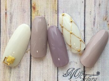 ホームネイルサロン 戸田 ミハ フルーラ(Home Nail Salon Mija Flura)/シンプル I158S