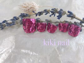 フットネイル ラメホロ