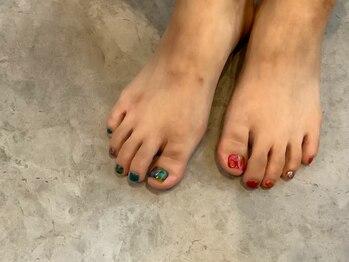 イデアル(ideal)/ジェルフット4本デザインアート