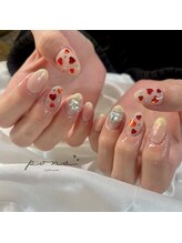 アパートメント(Appartement)/パウダーネイル×ハートホロ