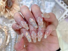 レアネイル 渋谷店(Le’a nail)/チーク★リボン★埋め尽くし