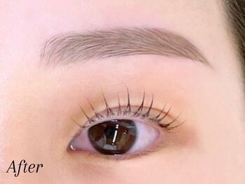 ミーナ 水ヶ江店(mina)/アイブロウWAX＋まつ毛パーマ上