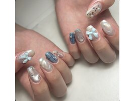 ニュアンスネイル／夏ネイル