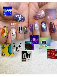 LIVEへの推しネイル