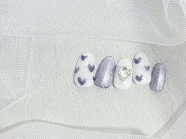 ハート/マグネットネイル