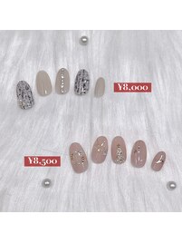 Xmasデザイン　¥8,000～¥8,500