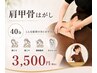  【慢性的な肩こり/だるさ】 上半身整体×肩甲骨はがし &nbsp;40分