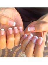 ネイルサロン リスタ(Rista)/フレンチ　シンプル　