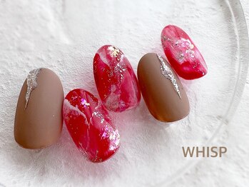 ウィスプ(WHISP)/ニュアンス大理石ネイル 冬春