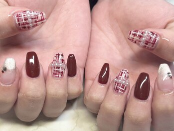 リリーネイル(Lily nail)/ツイードネイル