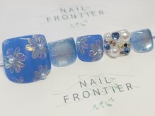 ネイルフロンティア 吉祥寺(NAIL FRONTIER)/Eオーロラフラワ―フット14980円