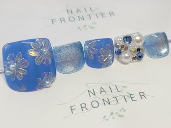 ネイルフロンティア 吉祥寺(NAIL FRONTIER)/Eオーロラフラワ―フット14980円