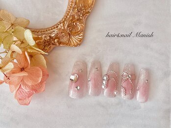 マニッシュ(Manish)/マグネット/チーク/パール