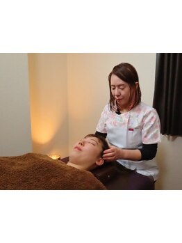 ヘッドスパで癒されたい