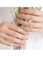 サロンド うるりら 秋田本店(salon de うるりら)/スモーキーパープル×クリア