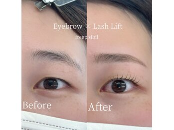 フリープシビル(freep sibil)/まつげパーマ×美眉スタイリング