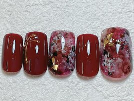 インクネイル　ニュアンスネイル