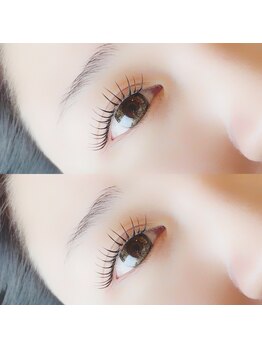 ガレリアエレガンテ 植田店(GALLARIA Elegante)の写真/瞳に光を取り込むまつげパーマで写真映え◎目元のトータルビューティーお任せください◎360℃魅せる目元へ!