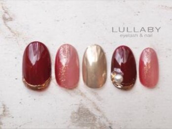 ララバイ 吉祥寺店(LULLABY)/大人上品ボルドーネイル