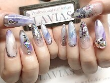 プロフェッショナル ネイルサロン ラヴィアス(LAVIAS)/【スカルプ】10本アートし放題
