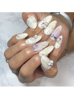 ネイルサイン ラフラフ(NAIL SIGN ROUGH LOUGH)/個性◎ホワイトサマー