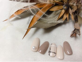 キキネイル たまプラーザ店(kikinail)/11.12月定額A チェックネイル