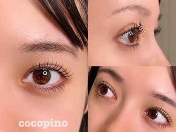 ココピノ(cocopino)の写真/垢抜けまつ毛で目元の可愛さ2倍♪ナチュラルからぱっちりまで♪キープ力にも自信あり！