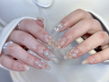 レアネイル 渋谷店(Le’a nail)/リボン★埋め尽くし