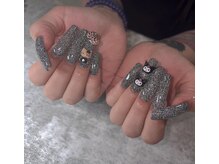 ルラ バイ フリー(RULA by free)/【jrネイル】黒フラッシュ