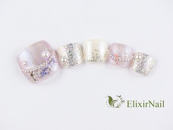 エリクサーネイル 新橋(Elixir Nail)/フット やり放題/クーポン使用
