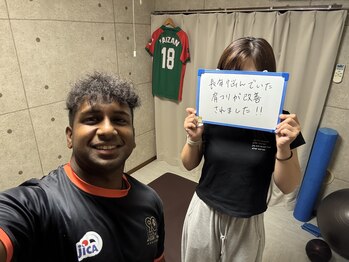 美容ストレッチ王子/20代女性のお客様♪