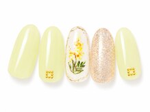 からだの恵み/華やかお花ネイル