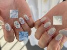 夏のニュアンスネイル