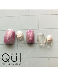 夏カラーネイル