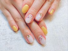 レアレアネイル(Lealeanail)/【パラジェル】押し花デザイン