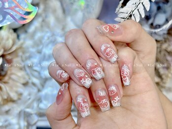 レアネイル 渋谷店(Le’a nail)/チーク★マグネット★kitty