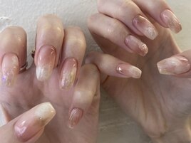 ニュアンス　ピンク　ミラー
