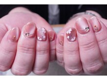 プチリリィ(Petit Lily)/マグネットの桜ネイル♪