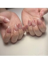 エメ(Aimer)/桃ネイル