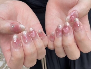 オーシャンネイル 新宿店(Ocean nail)/ハートチークネイル