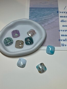 ムートンネイル 大阪梅田店(MOUTON NAIL)/親指アート