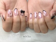 リッシュ ドゥ(RICHE deux)/ドット×細フレンチ