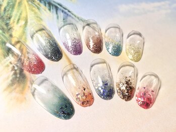 Hand.. オーロララメグラデ