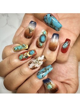 ネイルサイン ラフラフ(NAIL SIGN ROUGH LOUGH)/差がつくターコイズ